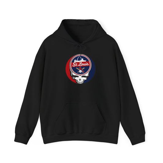 St Louis Cardinals Grateful Dead Unisex Heavy Blend Hoodie - MLB