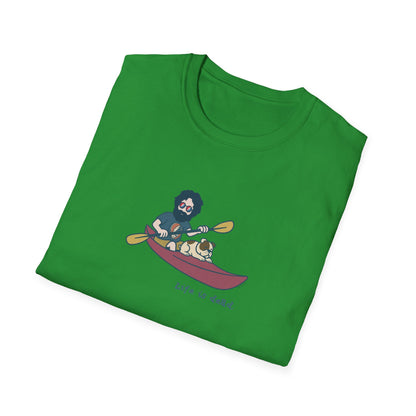 Kayakin' Jerry - Life is dead. Grateful Dead TShirt
