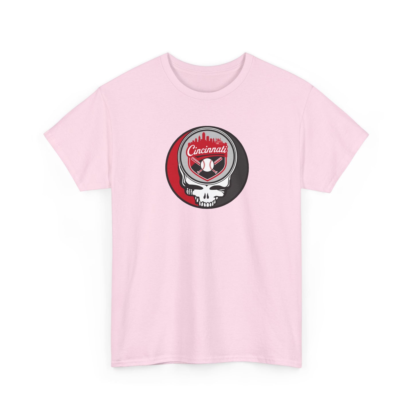 Cincinnati Reds Grateful Dead Steal Your Face T-Shirt - MLB