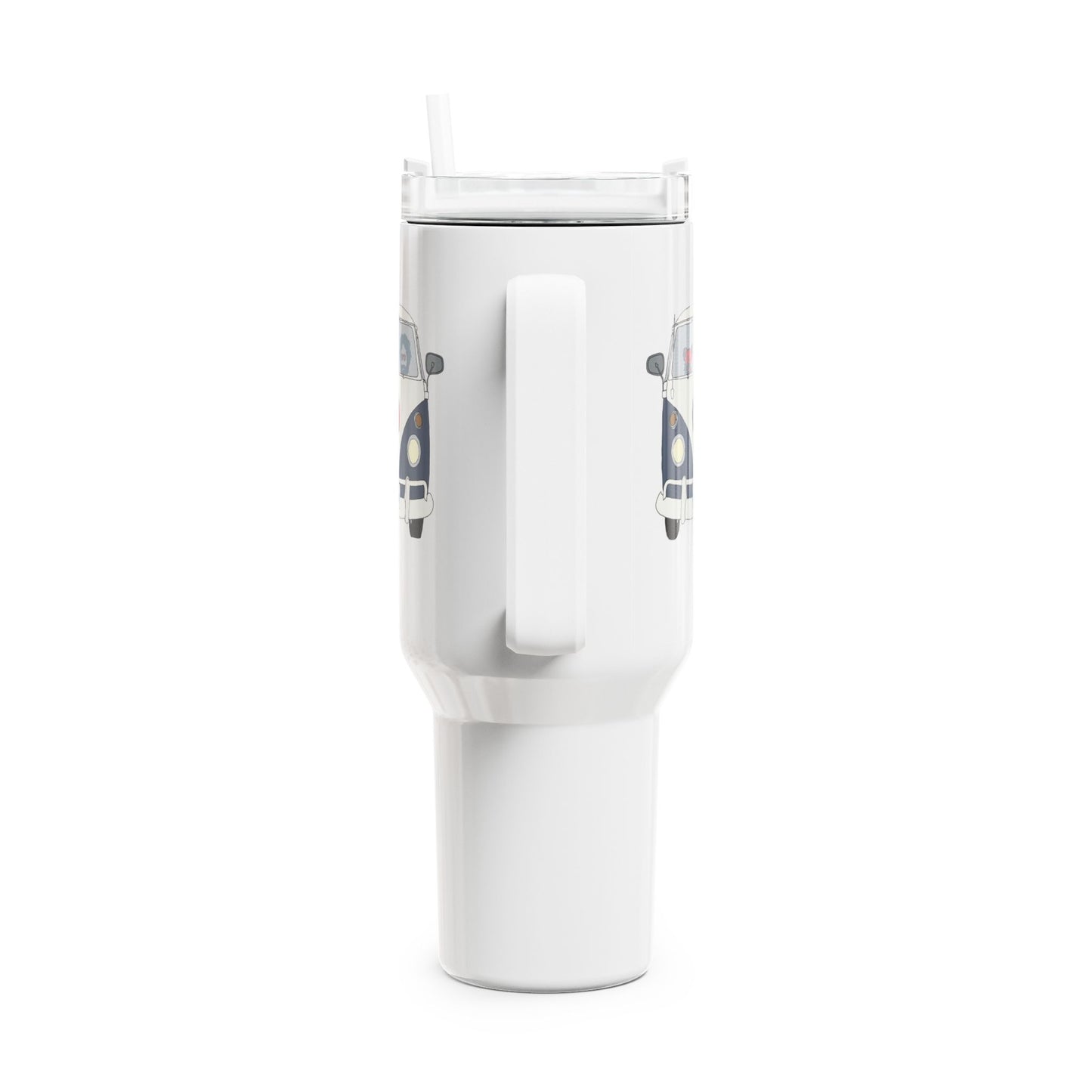 Jerry's On The Bus "Fat Man" Tumbler,  Double Insulated 40oz Travel Mug