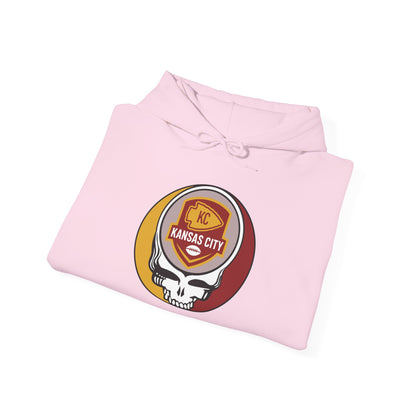 Life is dead. Grateful Grateful Gridiron Collection Kansas City Football Stealie Hoodie