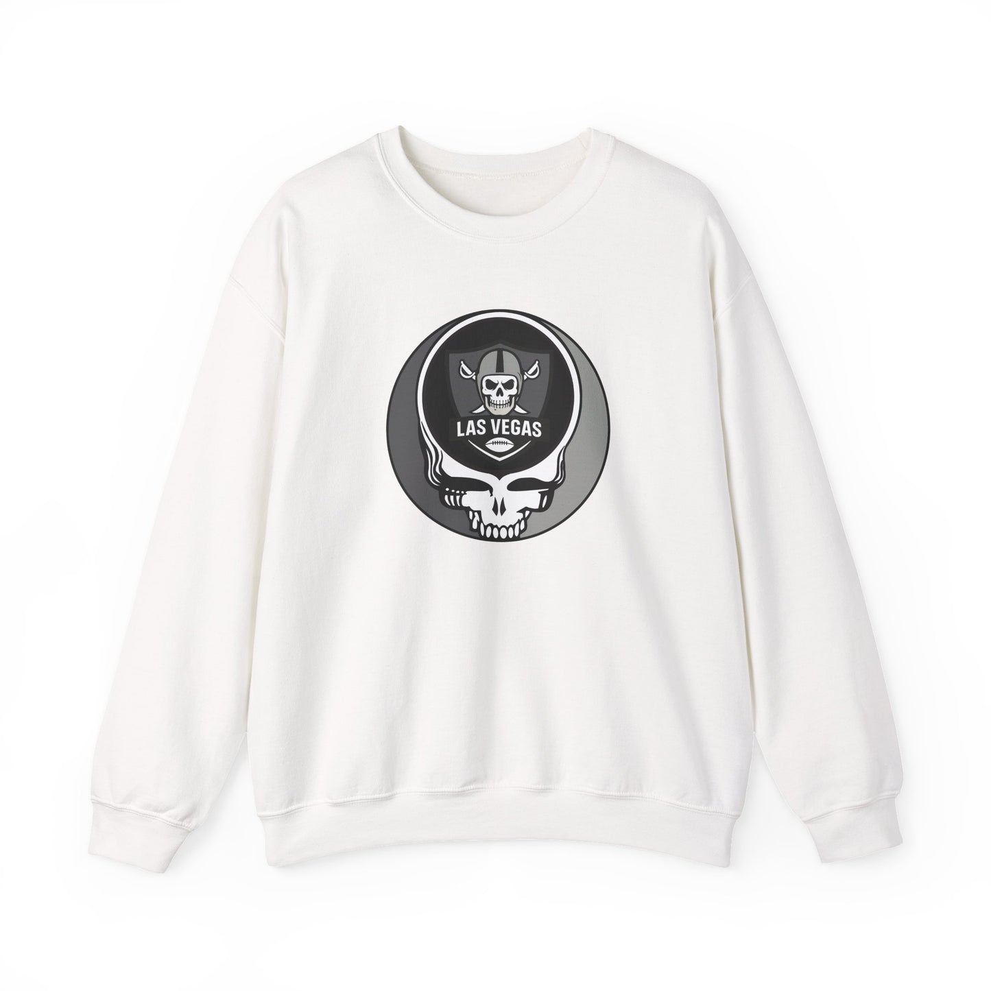 Las Vegas Football Grateful Dead Stealie Crewneck Sweatshirt - NFL