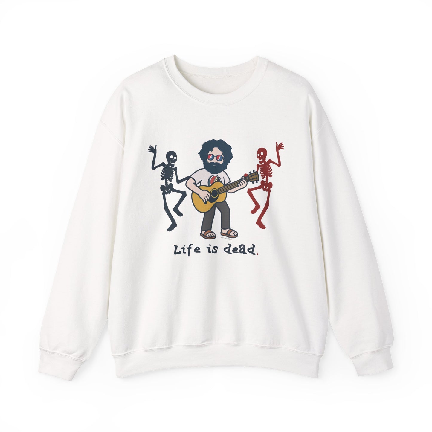 Jarry's Jammin' | Life is dead. Crewneck Sweatshirt