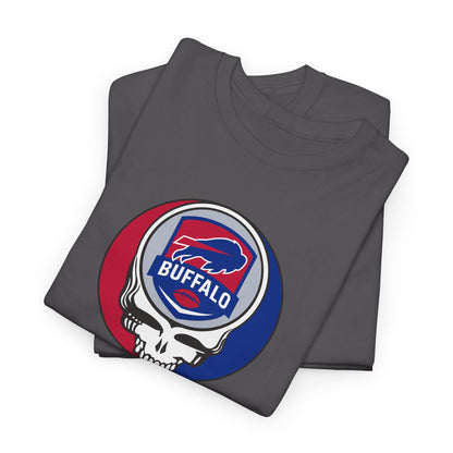Life is dead. Grateful Grateful Gridiron Collection Buffalo Football Edition Stealie Unisex T-Shirt
