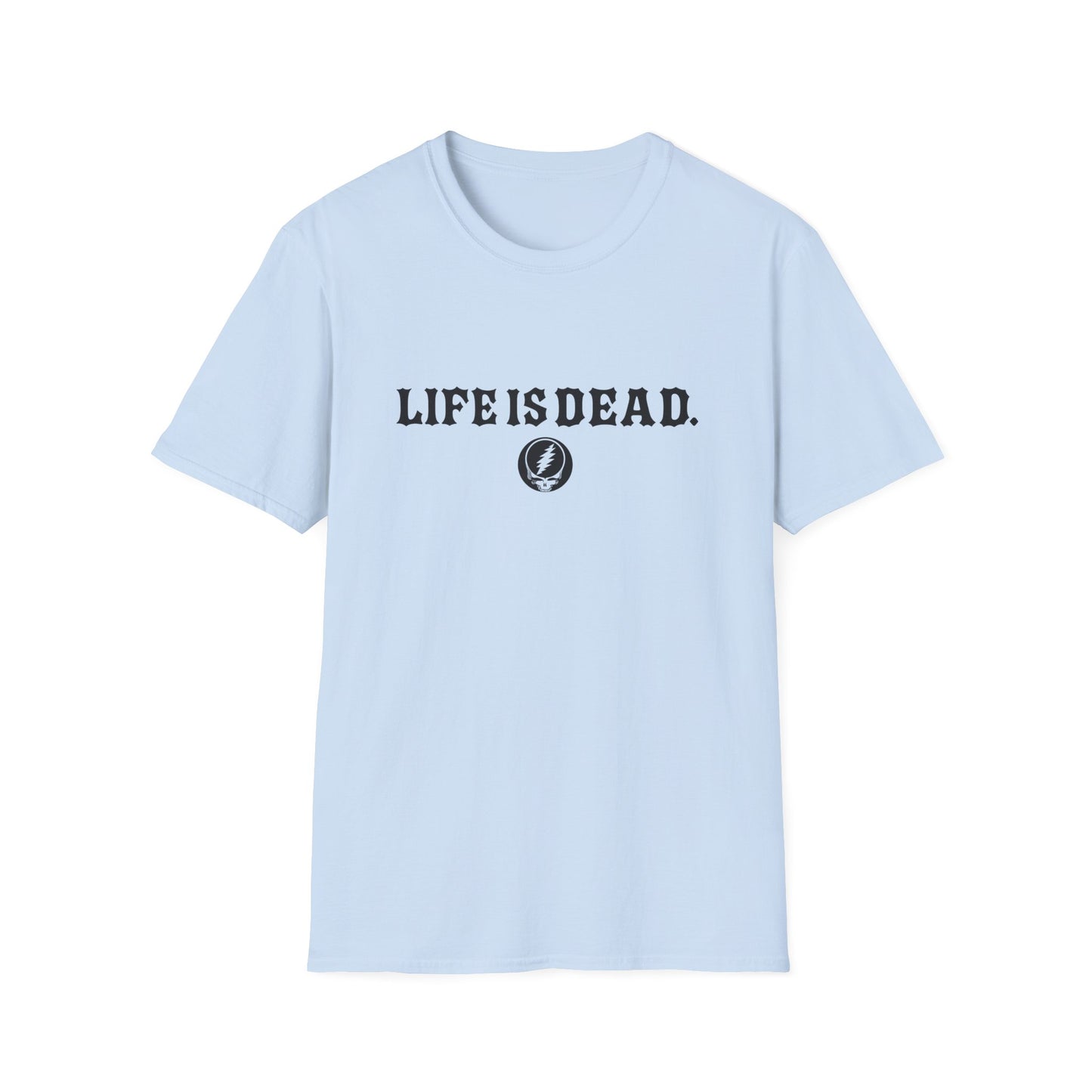 Shreddin' Jerry - Life is dead. Two-Sided Print Grateful Dead TShirt