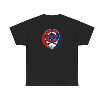 Chicago Cubs Two-Sided Grateful Dead Steal Your Face T-Shirt - MLB