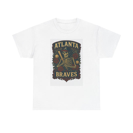 Atlanta Braves Retro Poster Art T-shirt