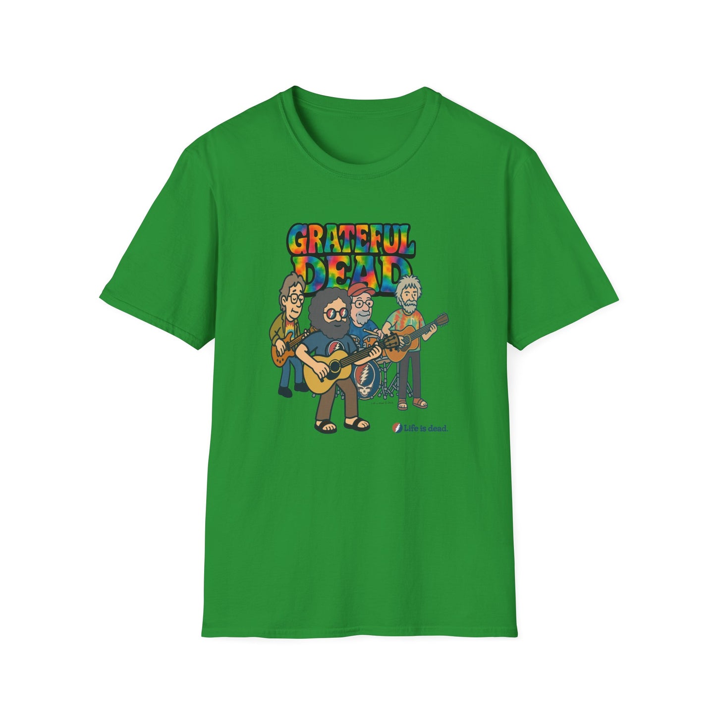 Jerry and The Boys - Life is dead. Grateful Dead TShirt