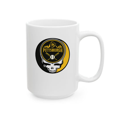 Pittsburgh Pirates Stealie Grateful Dead Ceramic Mug
