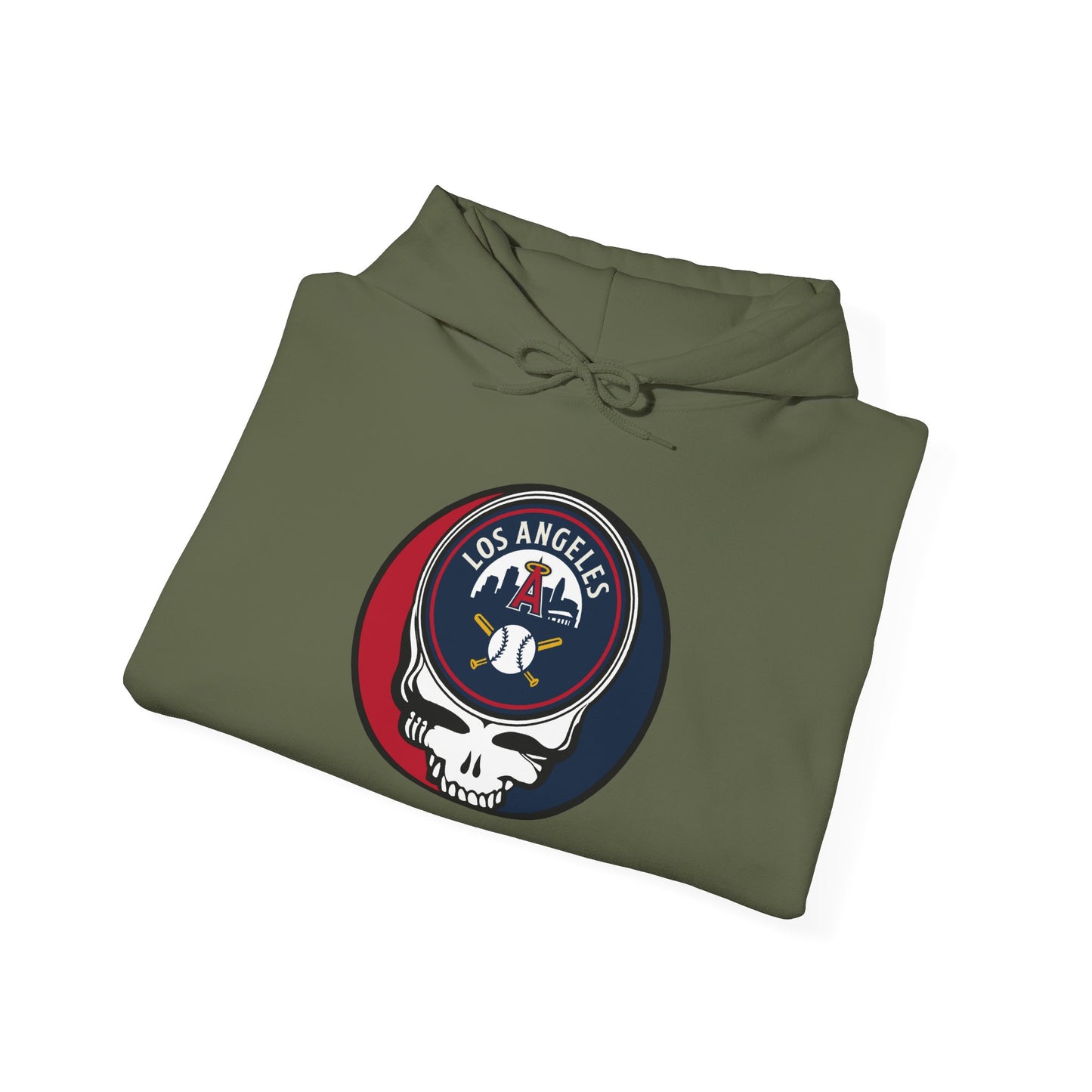 Los Angeles Angels Grateful Dead Unisex Heavy Blend Hoodie - Hooded Sweatshirt