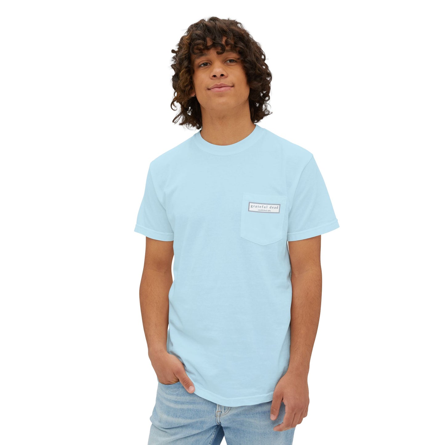 Grateful Dead Jerry Garcia Vineyard Collection Garment-Dyed Pocket T-Shirt