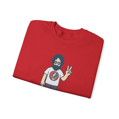 Peace Lovin' Jerry | Life is dead. Crewneck Sweatshirt
