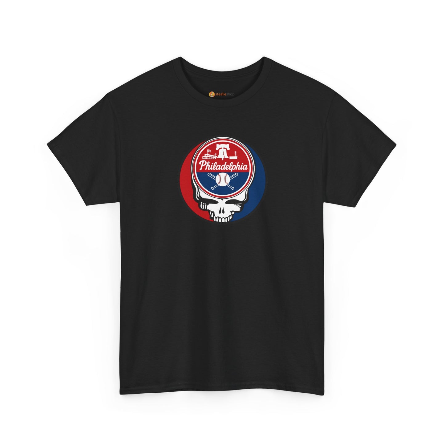 Philadelphia Phillies Grateful Dead Steal Your Face T-Shirt - MLB