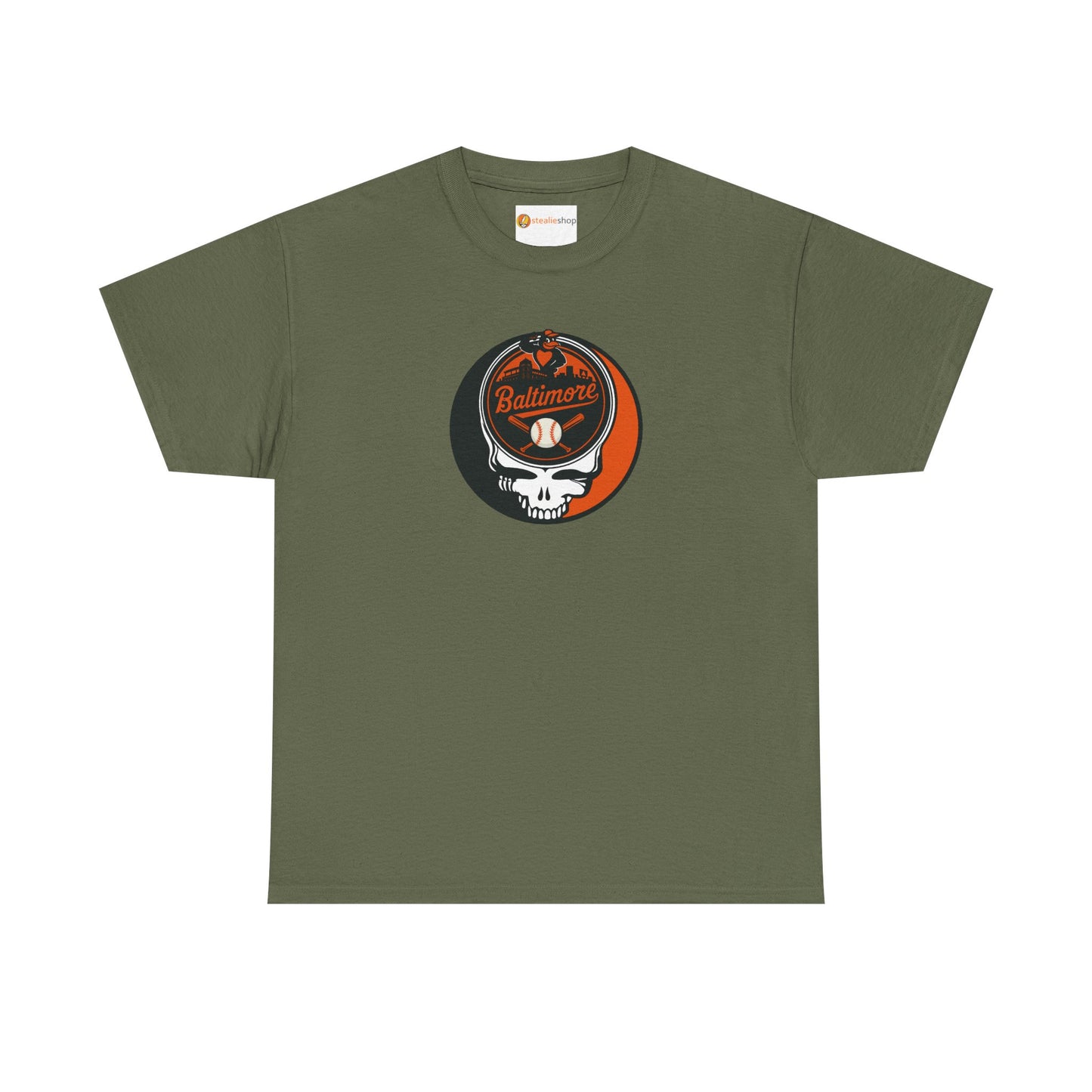 Baltimore Orioles Grateful Dead Steal Your Face T-Shirt - MLB