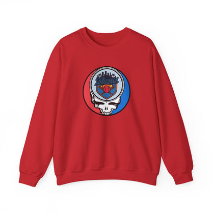 Miami Marlins Grateful Dead Stealie Crewneck Sweatshirt - MLB