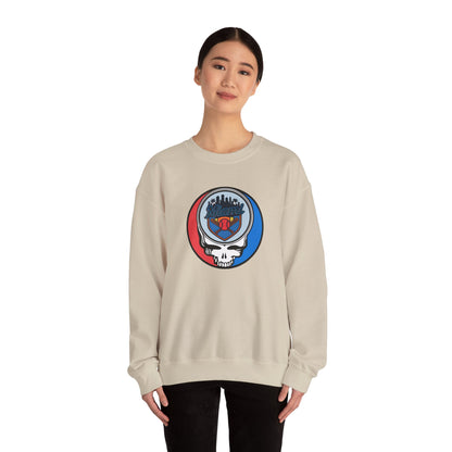 Miami Marlins Grateful Dead Stealie Crewneck Sweatshirt - MLB