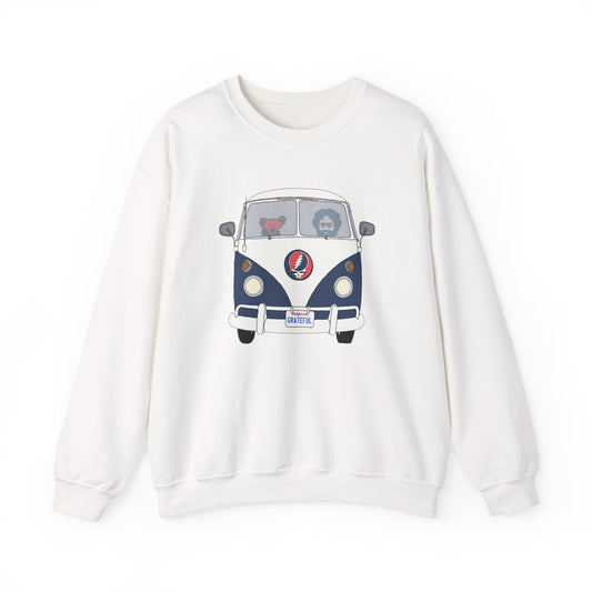 Jerry's Takin' The Bus Life is dead. Crewneck Sweatshirt