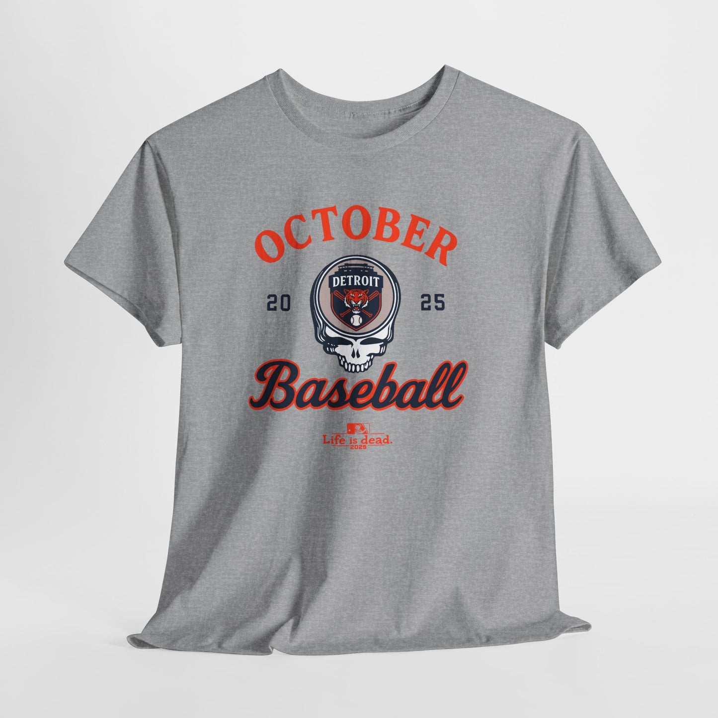 Detroit Tigers Playoffs 2025 Stealie Grateful Dead Tshirt
