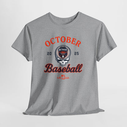 Detroit Tigers Playoffs 2025 Stealie Grateful Dead Tshirt