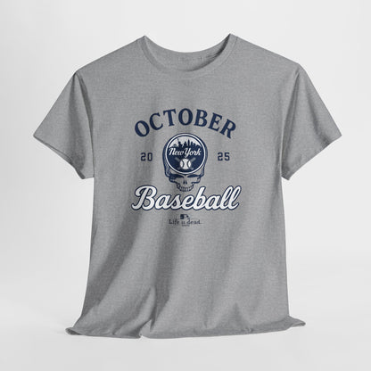 New York Yankees Playoffs 2025 Stealie Grateful Dead Tshirt