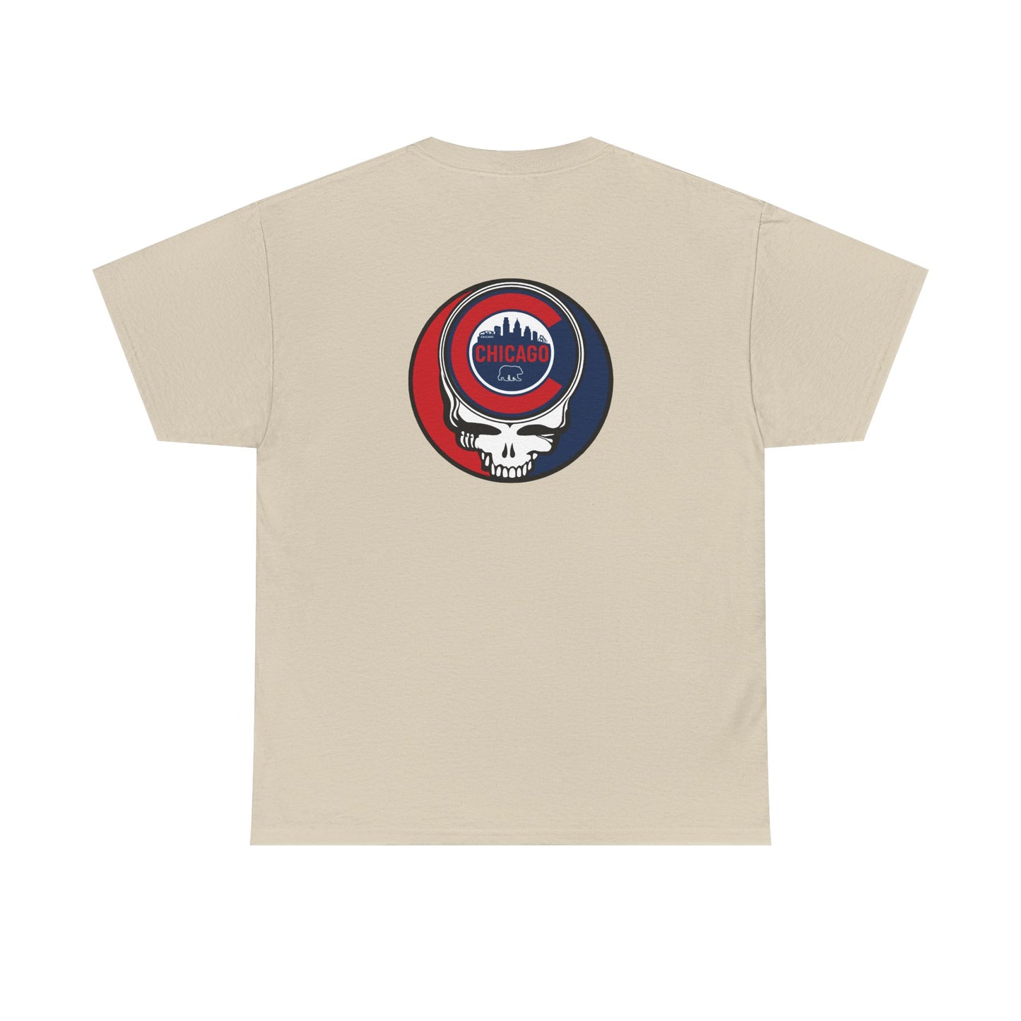 Chicago Cubs Two-Sided Grateful Dead Steal Your Face T-Shirt - MLB