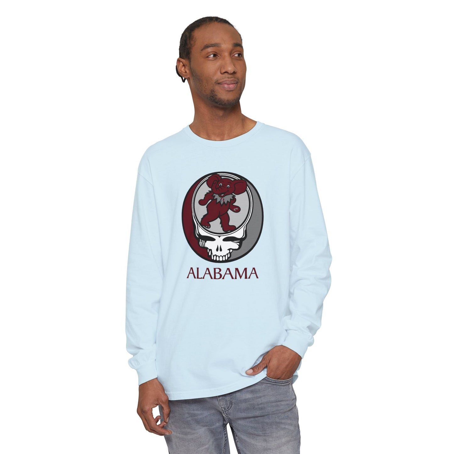 Alabama Stealie | University Collection Garment-Dyed Long Sleeve T-Shirt