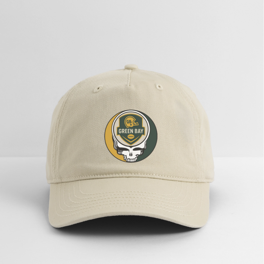 Gridiron Edition | Green Bay Packers Stealie Baseball Dad Hat - khaki