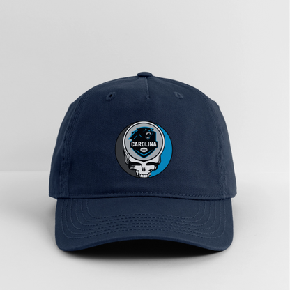 Gridiron Edition | Carolina Panthers Stealie Baseball Dad Hat - navy