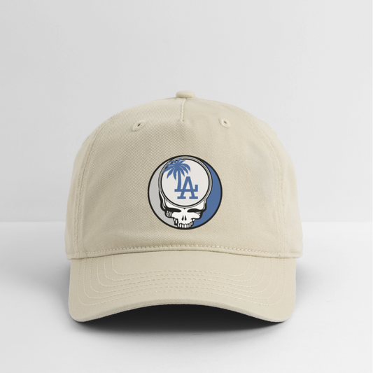 Ball Park Edition | Los Angeles Dodgers Stealie Baseball Dad Hat - khaki