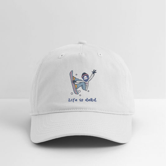 Snowboardin' Jerry Dad Hat - white