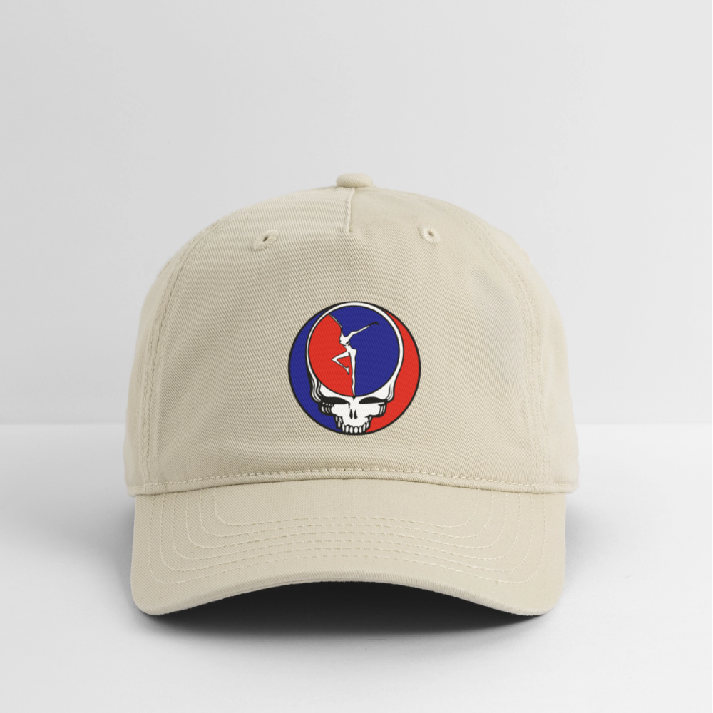 Fire Dancer Organic Baseball Cap - khaki