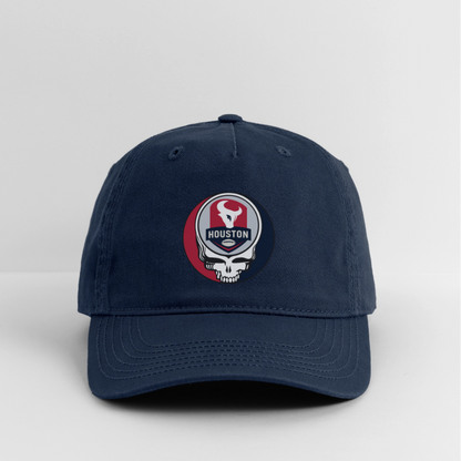 Gridiron Edition | Houston Texans Stealie Baseball Dad Hat - navy