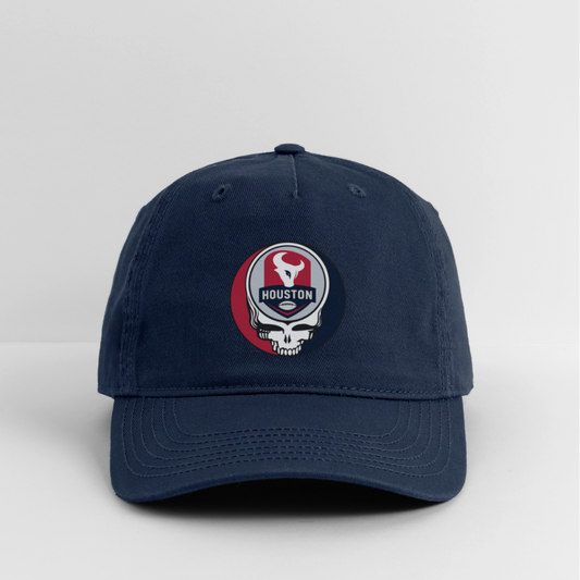 Gridiron Edition | Houston Texans Stealie Baseball Dad Hat - navy