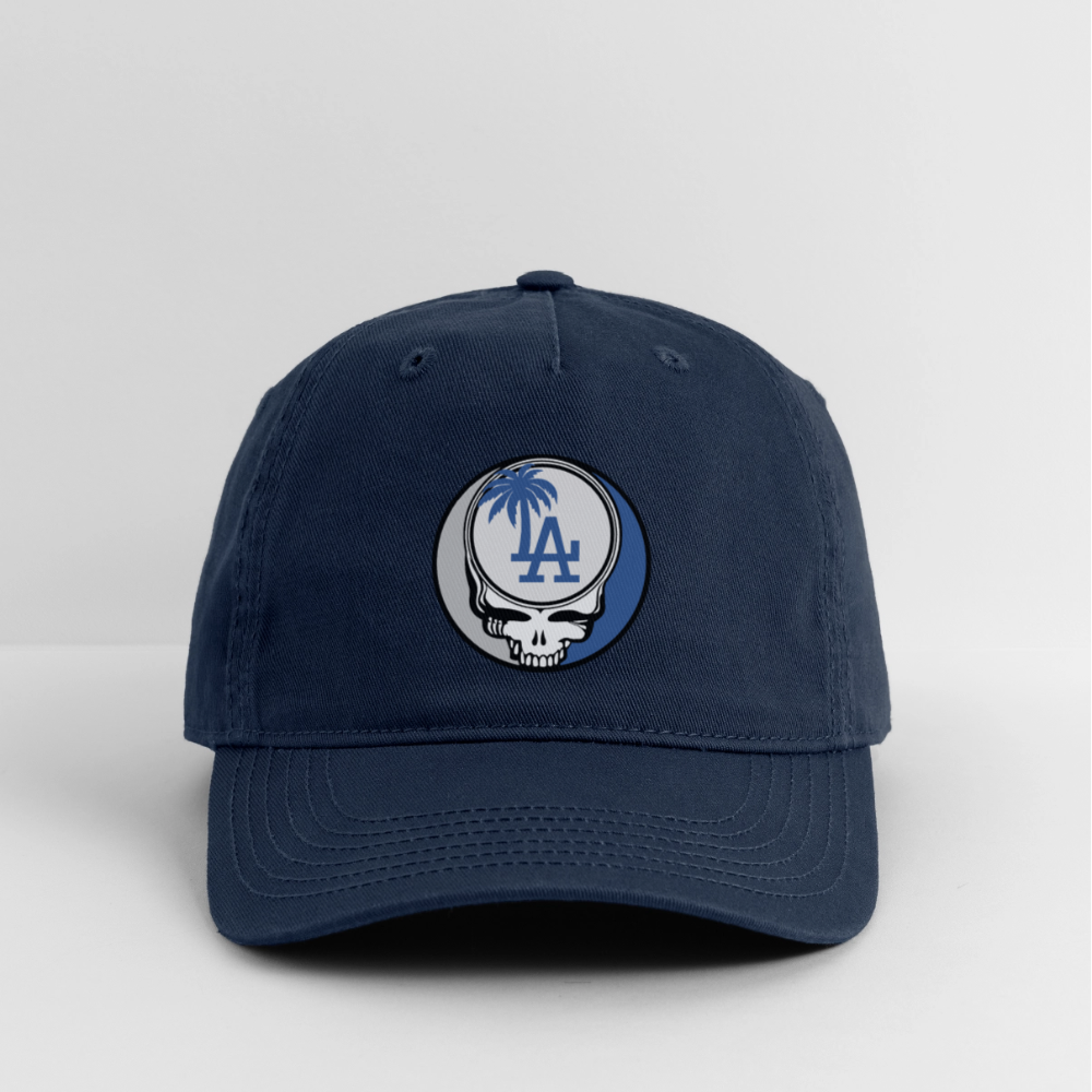 Ball Park Edition | Los Angeles Dodgers Stealie Baseball Dad Hat - navy