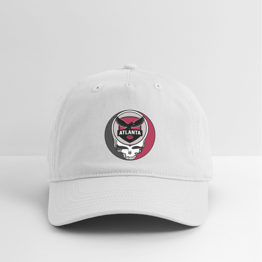 Gridiron Edition | Atlanta Falcons Stealie Baseball Dad Hat - white