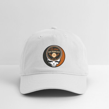 Ball Park Edition | San Francisco Giants Stealie Baseball Dad Hat - white