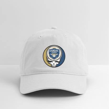 Ball Park Edition | Kansas City Royals Stealie Baseball Dad Hat - white