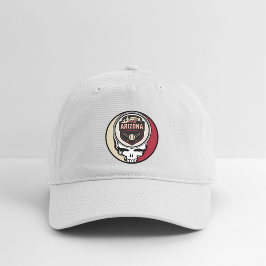Ball Park Edition | Arizona Diamondbacks Stealie Baseball Dad Hat - white