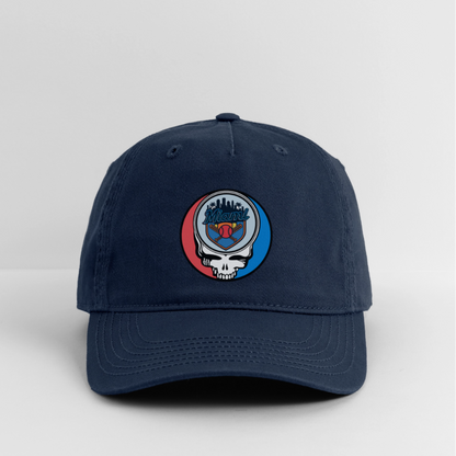 Ball Park Edition | Miami Marlins Stealie Baseball Dad Hat - navy