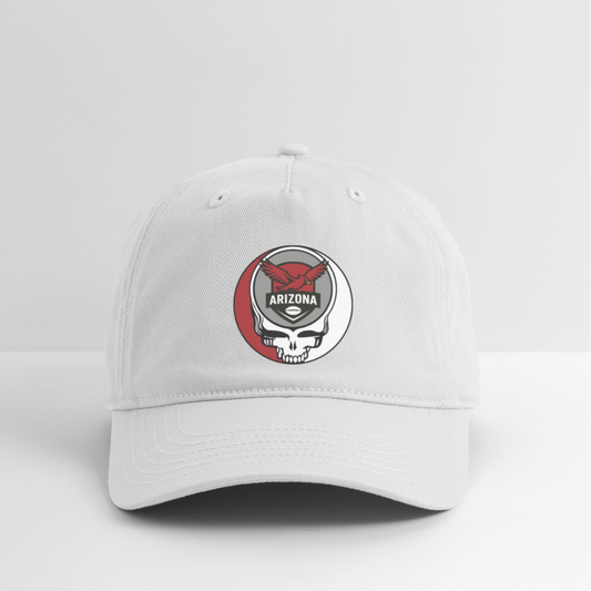 Gridiron Edition | Arizona Cardinals Stealie Baseball Dad Hat - white