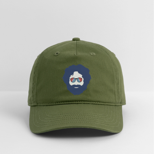 Jerry Baseball Dad Hat - olive green