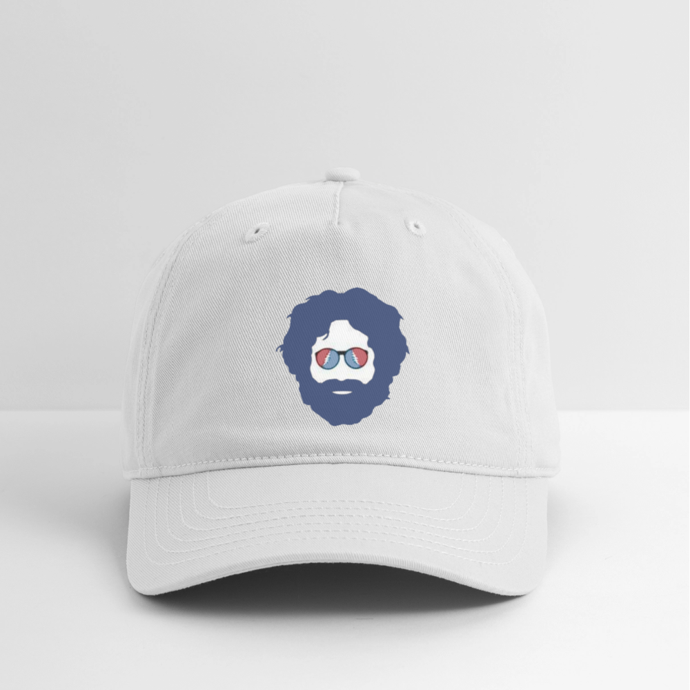 Jerry Baseball Dad Hat - white