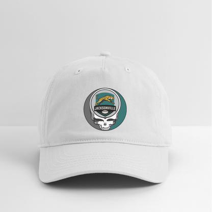 Gridiron Edition | Jacksonville Jaguars Stealie Baseball Dad Hat - white