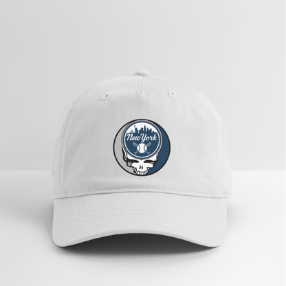 Ball Park Edition | New York Yankees Stealie Baseball Dad Hat - white