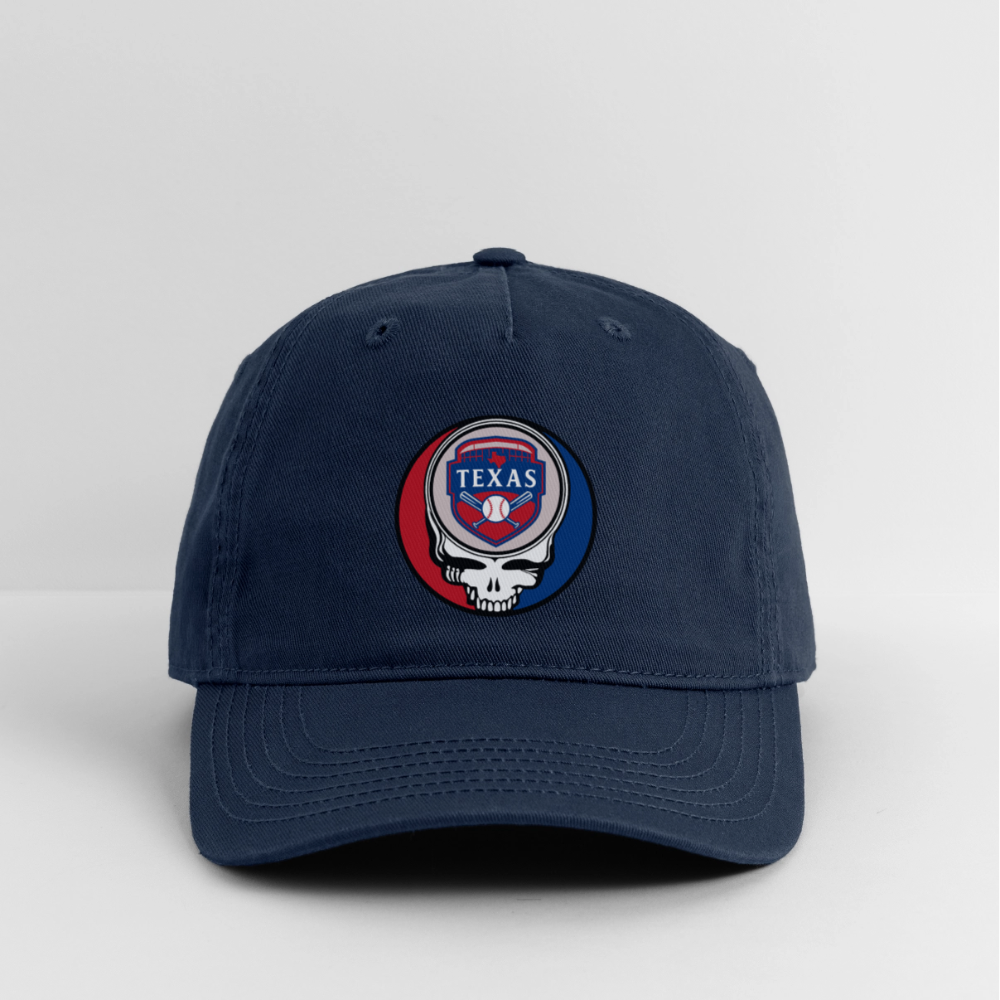 Ball Park Edition | Texas Rangers Stealie Baseball Dad Hat - navy