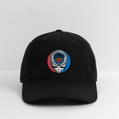 Ball Park Edition | Miami Marlins Stealie Baseball Dad Hat - black