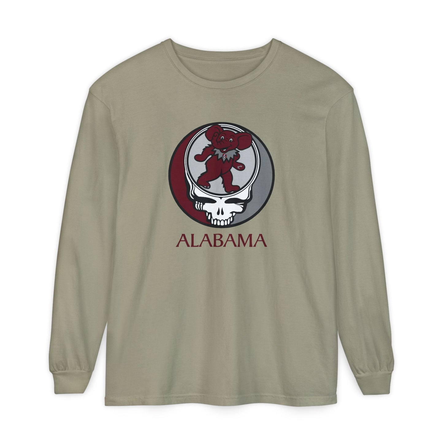 Alabama Stealie | University Collection Garment-Dyed Long Sleeve T-Shirt