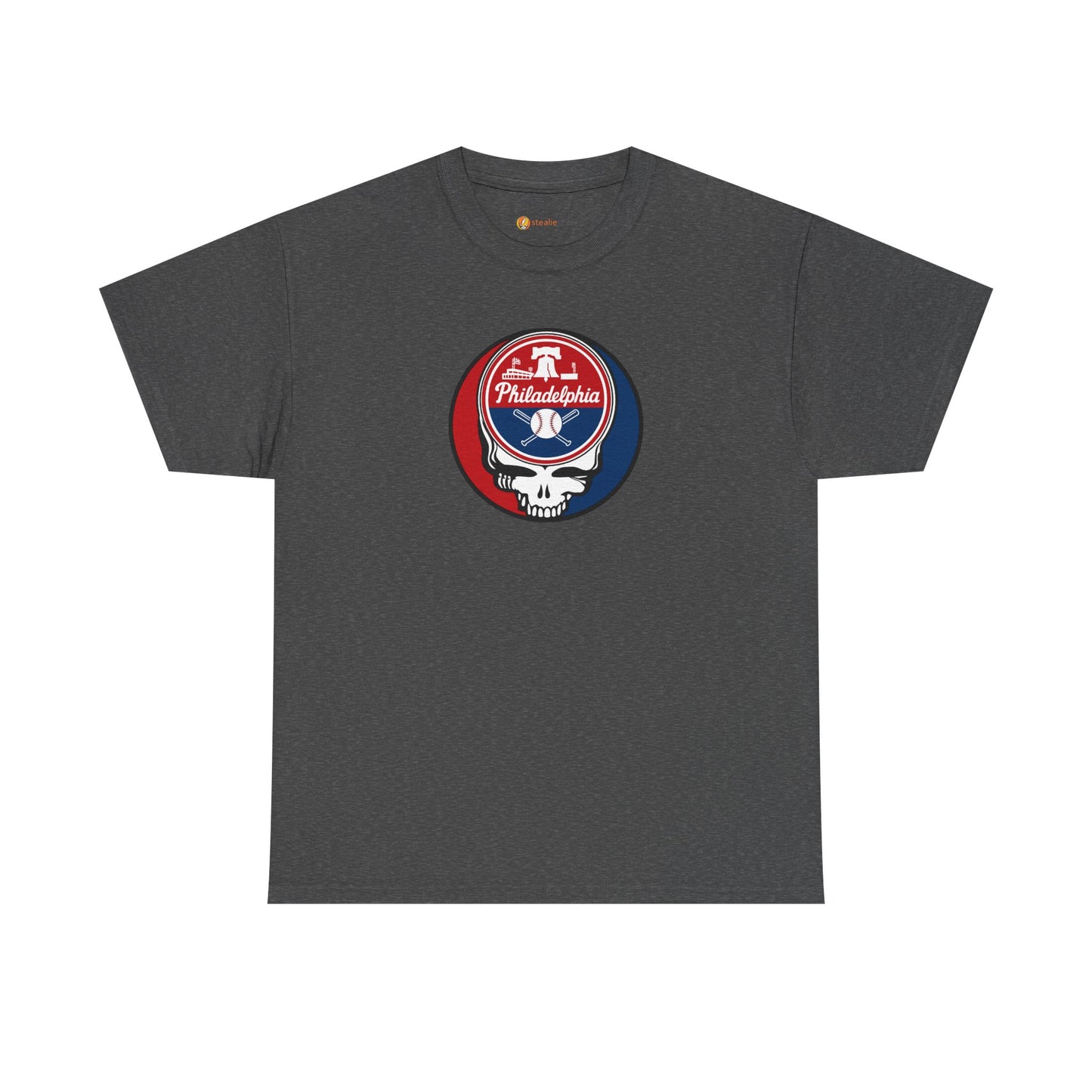Philadelphia Phillies Grateful Dead Steal Your Face T-Shirt - MLB