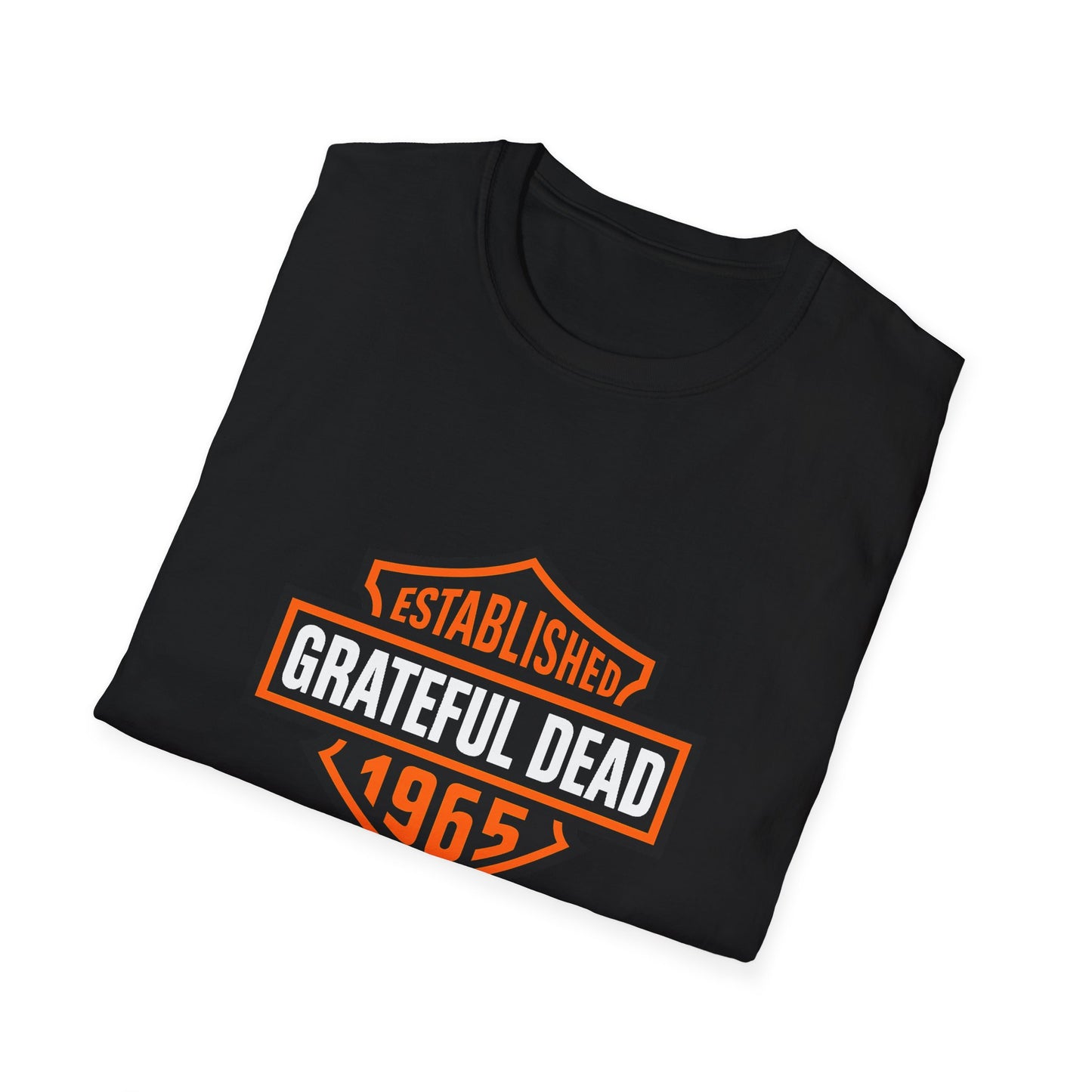 Harley Style Grateful Dead Logo Biker Tee