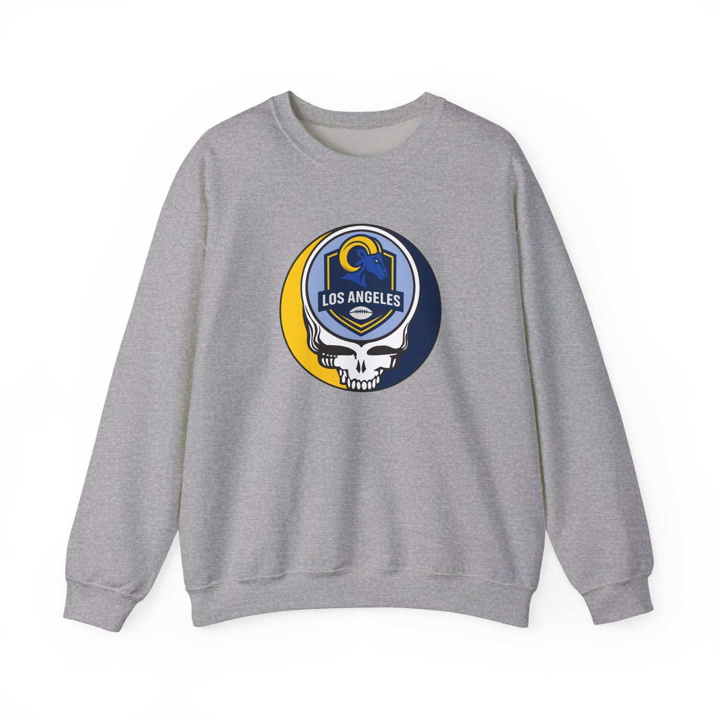 Los Angeles Football Grateful Dead Stealie Crewneck Sweatshirt